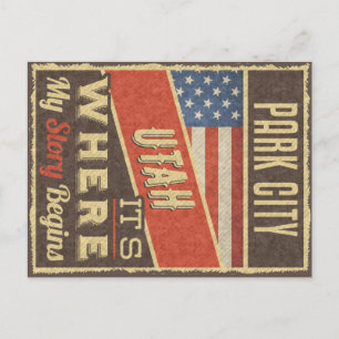 Park City Utah Postcard