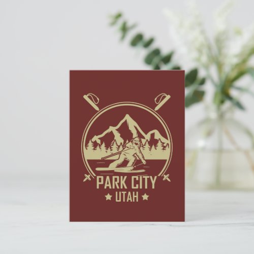 Park city Utah Postcard