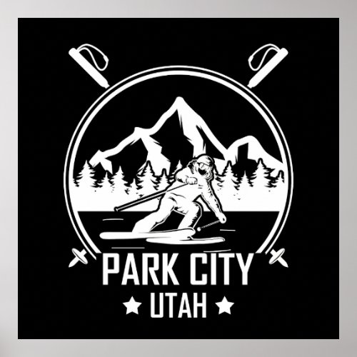 Park city Utah Poster