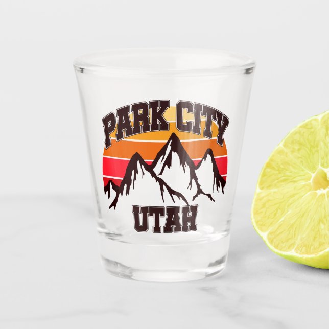 Park City,Utah Shot Glass (Front)