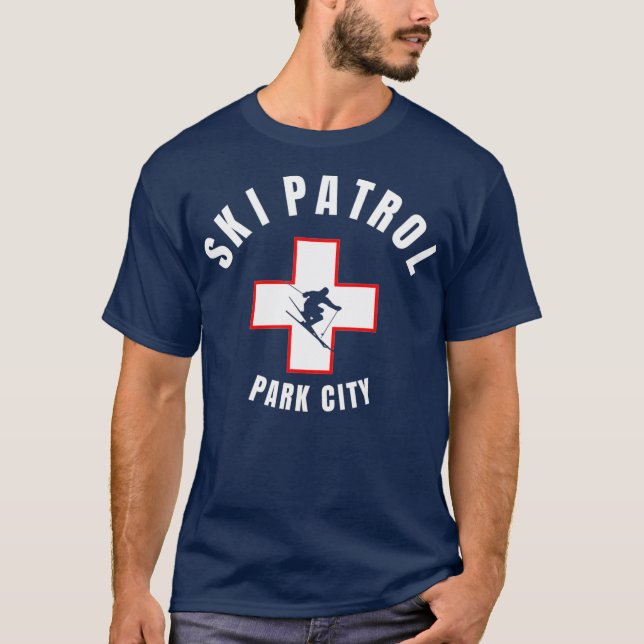 Park City Utah Ski Patrol T-Shirt (Front)