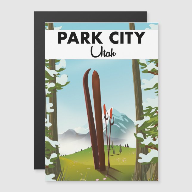Park City Utah Ski poster (Front/Back)