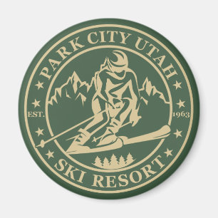 Park city Utah ski resort Magnet
