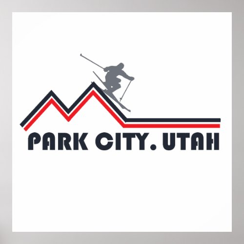 Park city Utah ski resort Poster