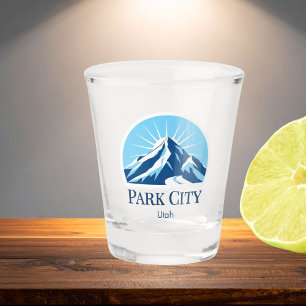 Park City Utah ski resort souvenir Shot Glass
