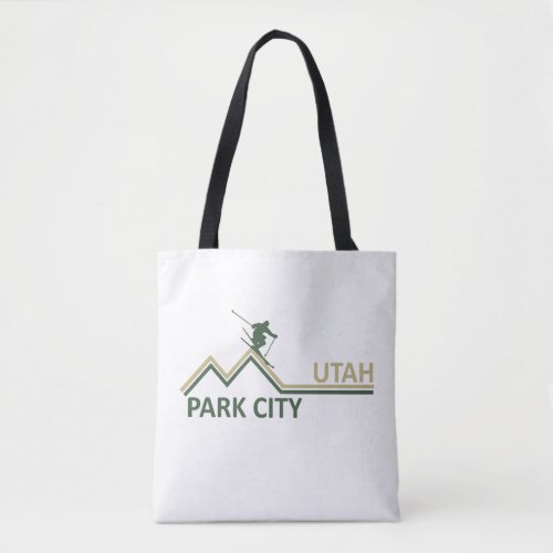 Park city Utah ski resort Tote Bag