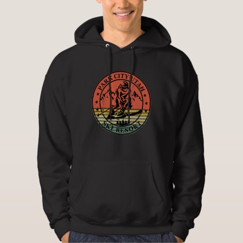 Park city Utah ski resort vintage Hoodie