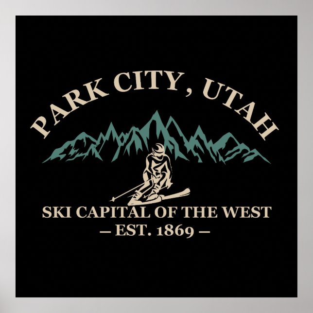 Park city Utah ski resorts Poster (Front)