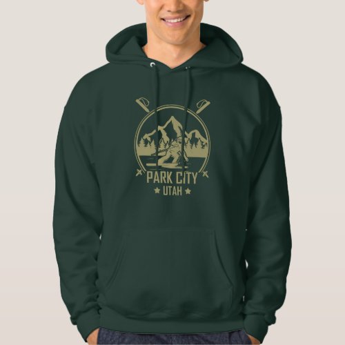 Park City Utah skiing Hoodie