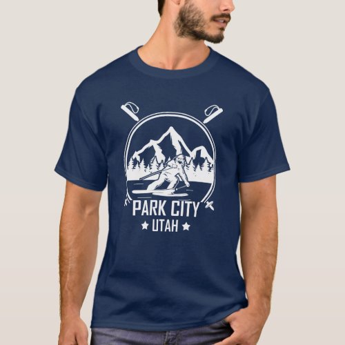 Park City Utah skiing T_Shirt