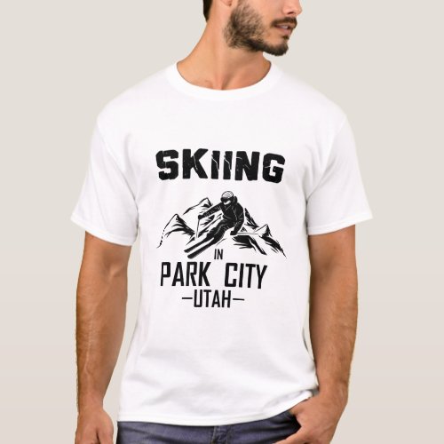 Park City Utah skiing T_Shirt