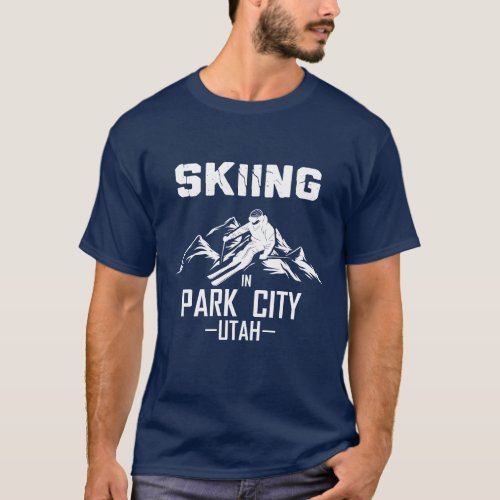 Park City Utah skiing T_Shirt