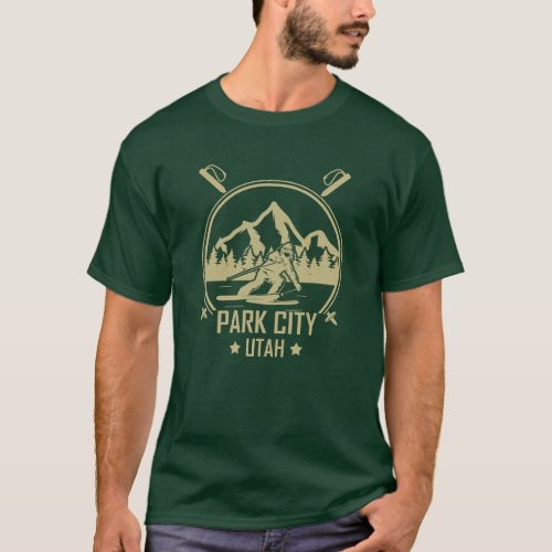 Park City Utah skiing T_Shirt