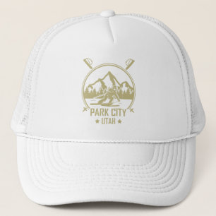 Park City Utah skiing Trucker Hat