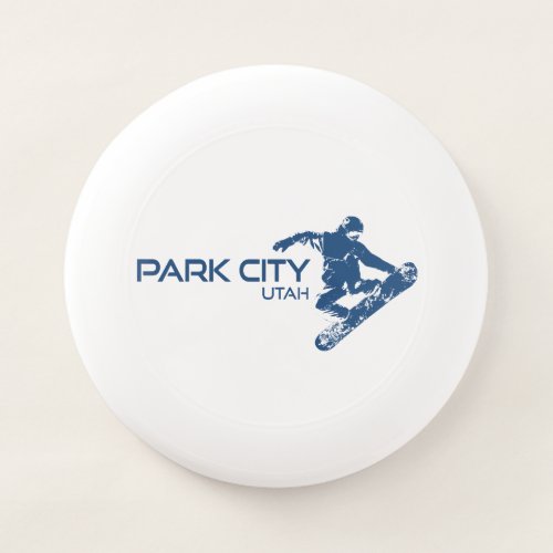 Park City Utah Snowboarder Wham_O Frisbee