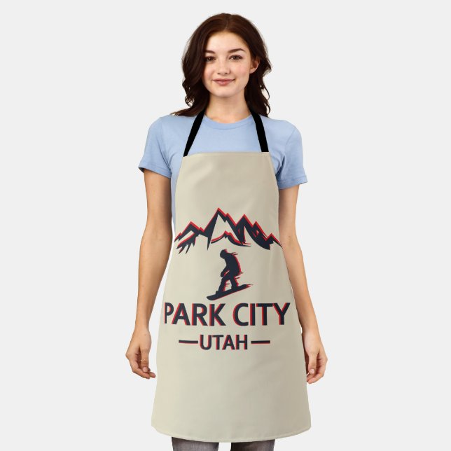 Park city Utah snowboarding Apron (Worn)