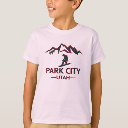 Park city Utah snowboarding T_Shirt