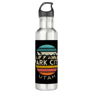 Park City Utah Stainless Steel Water Bottle
