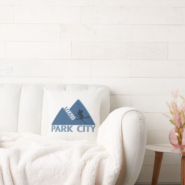 Park city Utah Throw Pillow (Couch)