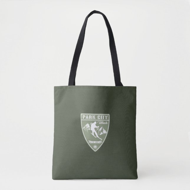 Park City Utah Tote Bag (Front)