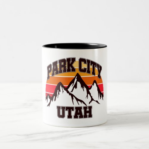 Park CityUtah Two_Tone Coffee Mug