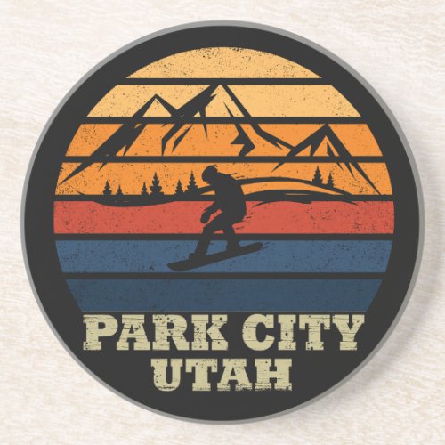 Park city Utah vintage Coaster