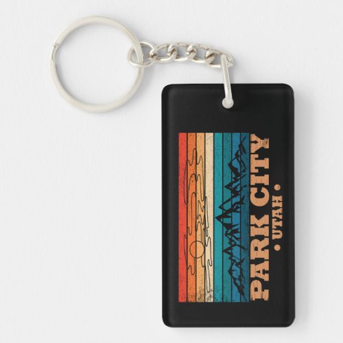 Park city Utah vintage Keychain