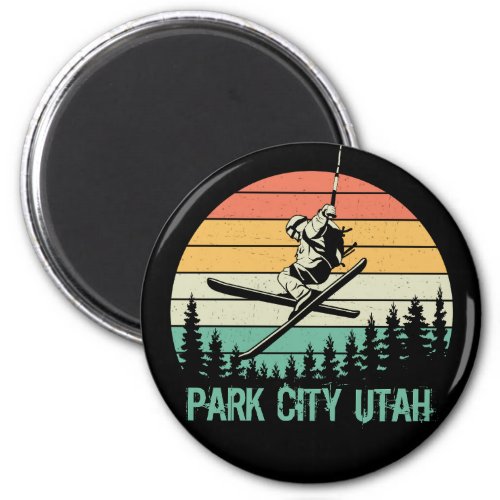 Park city Utah vintage Magnet