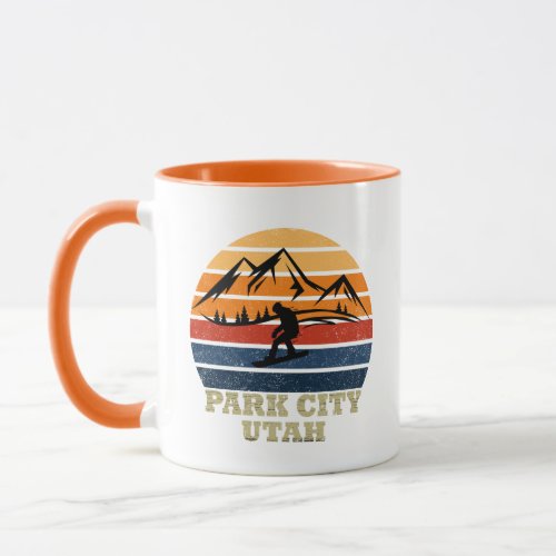 Park city Utah vintage Mug