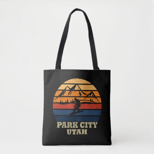Park city Utah vintage Tote Bag