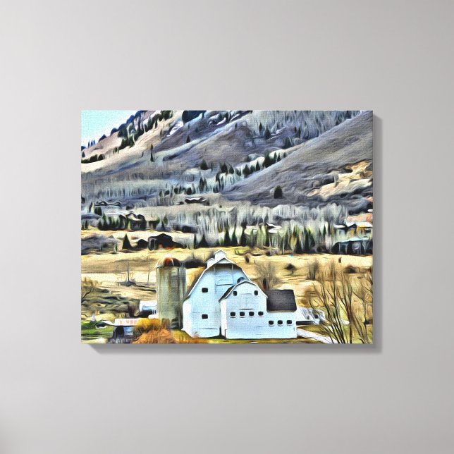 Park City's McPolin Farm by Leslie Harlow Canvas Print (Front)