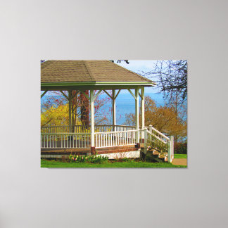 Park Gazebo Canvas Print