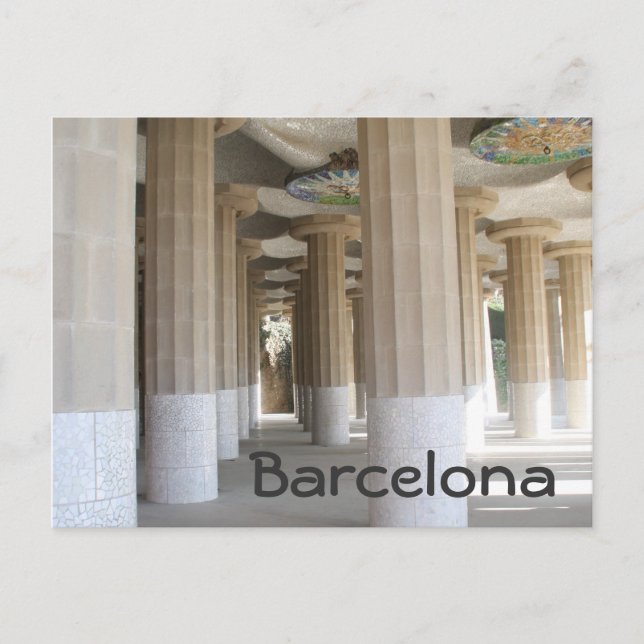 Park Güell, Barcelona Postcard (Front)