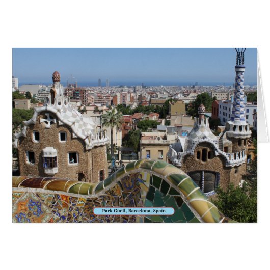 Park Güell, Barcelona, Spain Cards (Front Horizontal)
