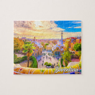 Park Guell, Barcelona, Spain Jigsaw Puzzle