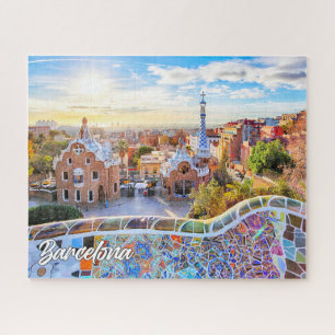 Park Guell, Barcelona, Spain Jigsaw Puzzle