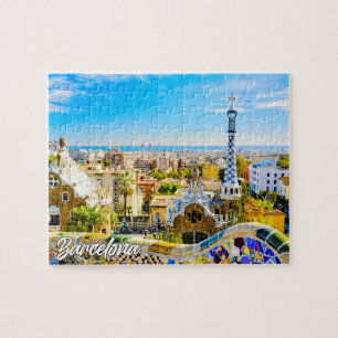Park Guell, Barcelona, Spain Jigsaw Puzzle