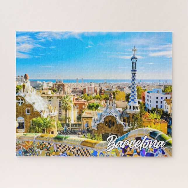 Park Guell, Barcelona, Spain Jigsaw Puzzle (Horizontal)