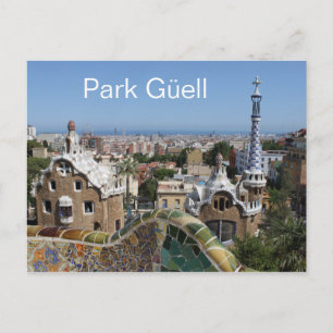 Park Güell, Barcelona, Spain Postcard