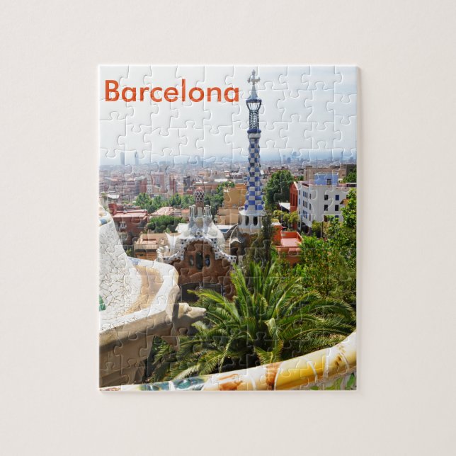 Park Guell in Barcelona, Spain Jigsaw Puzzle (Vertical)