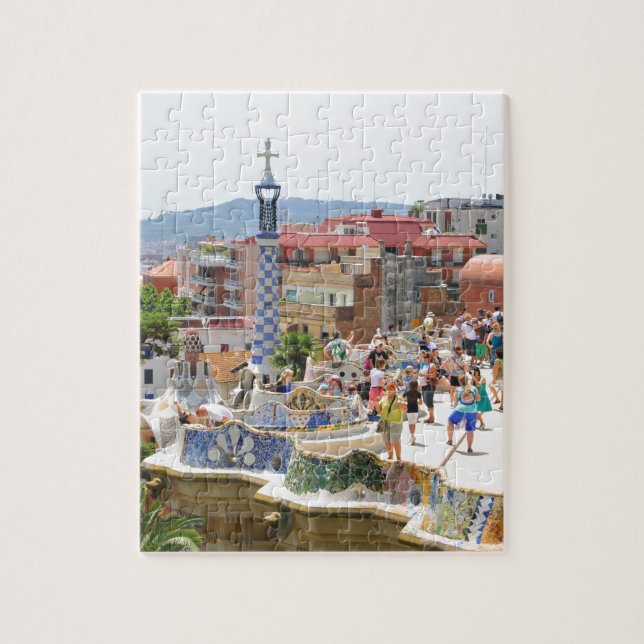 Park Guell in Barcelona, Spain Jigsaw Puzzle (Vertical)