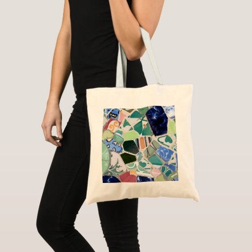 Park Guell mosaics Bag