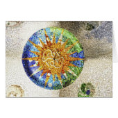 Park Guell mosaics Card (Front Horizontal)