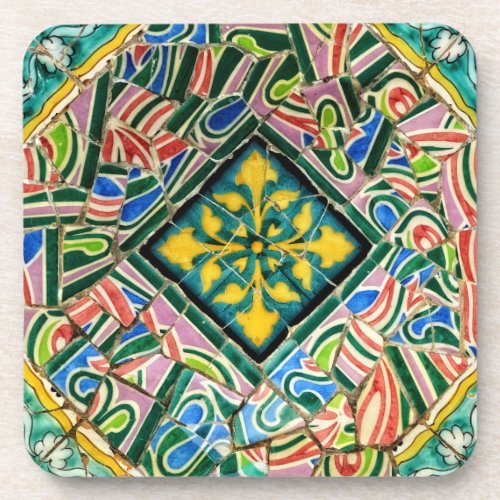 Park Guell mosaics Coaster