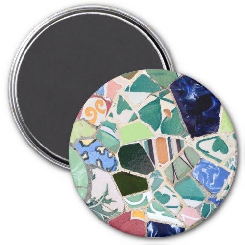 Park Guell mosaics Magnet