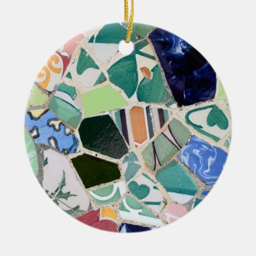 Park Guell mosaics Ornament