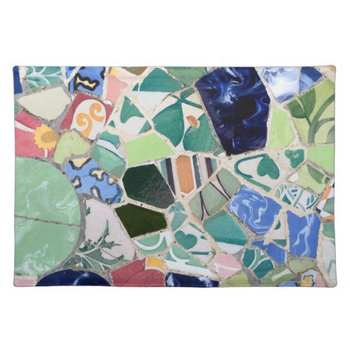 Park Guell mosaics  placemat