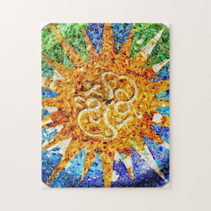 Park Guell mosaics puzzle
