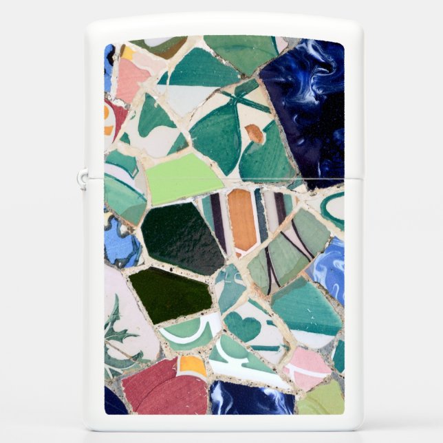 Park Guell mosaics Zippo Lighter (Front)