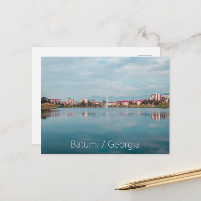Park in Batumi Postcard (Front/Back In Situ)